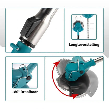 Revelisse T3 3-in-1 Draadloze Elektrische Bosmaaier & Grasmaaier + Gratis Accu + Snellader