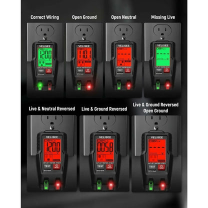 VELISEE™ Circuit Pro – Outlet Tester & Automatic Circuit Breaker Finder