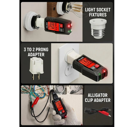VELISEE™ Circuit Pro – Outlet Tester & Automatic Circuit Breaker Finder